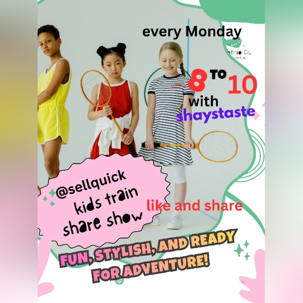 kids train like and share